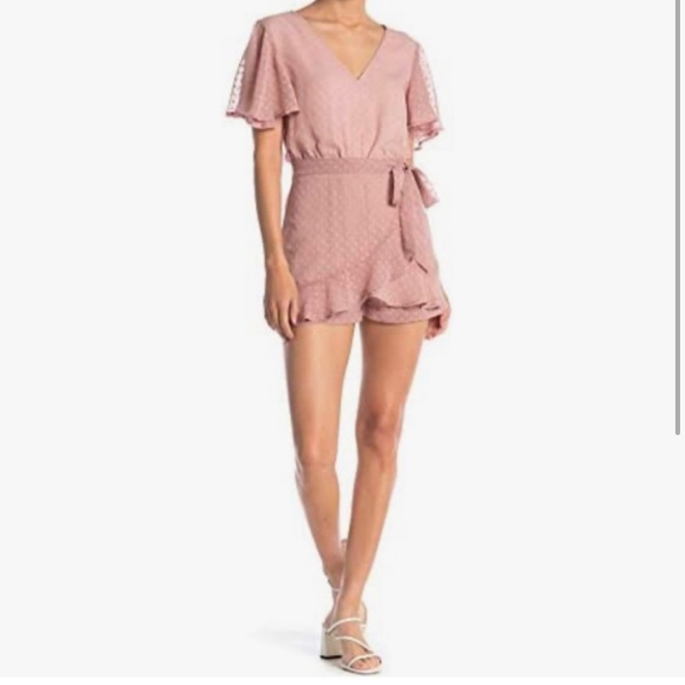Good Luck Gem, flutter sleeve romper
